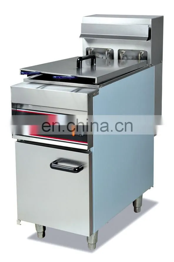 Restaurant Double Tanks 4 baskets Stainless Steel electric deep fryer with timers