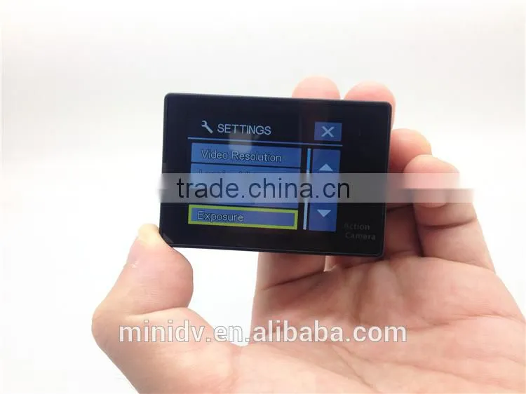 high speed class 10 tf card required 4k sport wifi action camera with 170 degree wide angle lens, record up to 60fps at 1080p