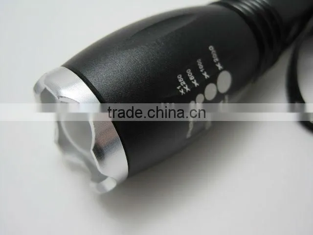 power light mini led torch adjustable focus led flashlight