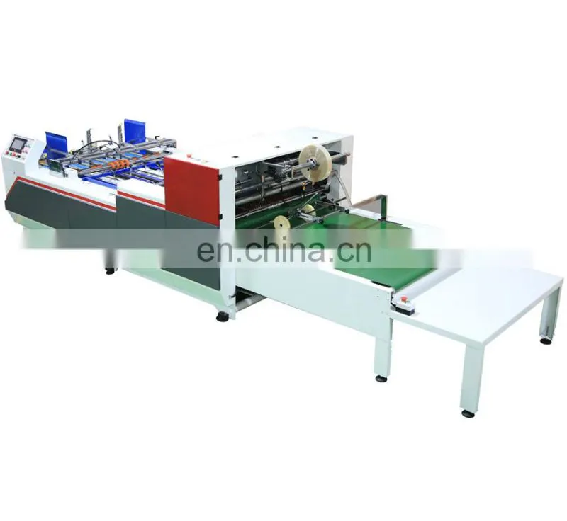 UTM1100B Servo Motor Driven Fast Speed Double Lane Line Automatic Carton Box Window Patching Machine