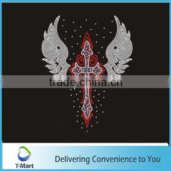 decorative rhinestone cross transfer