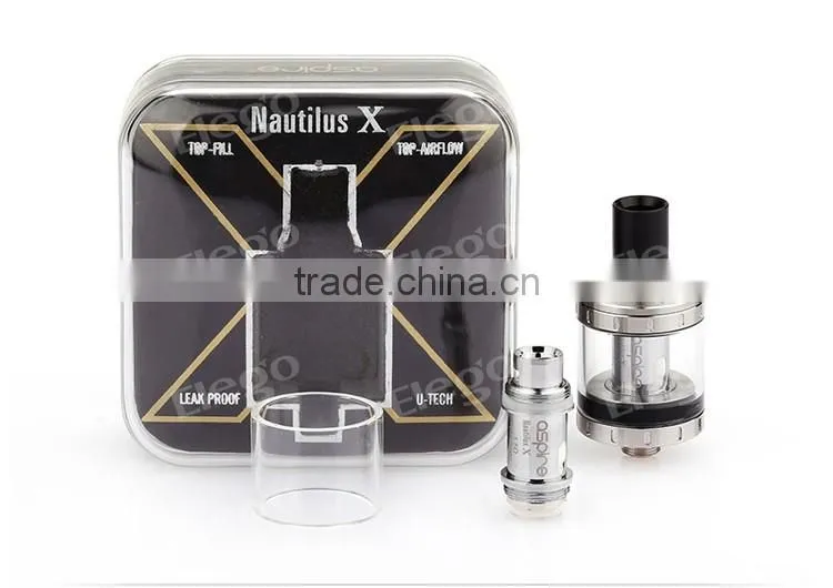 In Stock! Shipping within 24 hours Leak Proof Aspire Nautilus X with U-Tech Coil,Elego Wholesale Nautilus X