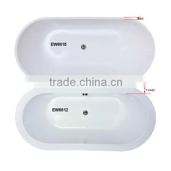 Cheap free standing Oval bathtub