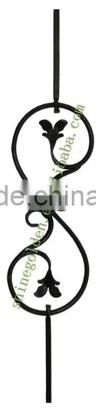 2015 Elegant Design Wrought Iron glass railing bracket