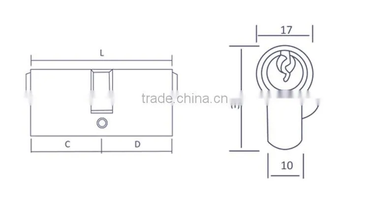 Mortise Double Cylinder Lock