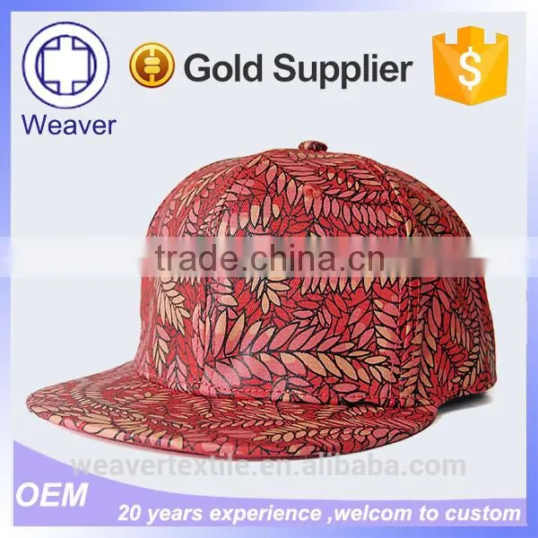 Custom Design Your Own Printing Snapback Hat Flip up Brim Hat