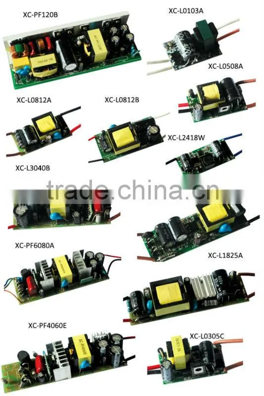 Constant current driver led 38-65v capacitance from Capxon T.W