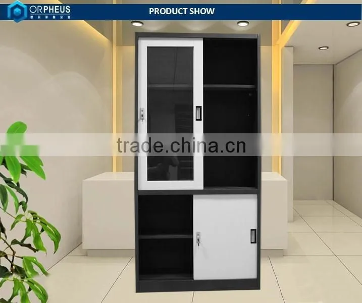 Hair Salon Used Modern Display Cabinet Steel Storage Cabinet Lock