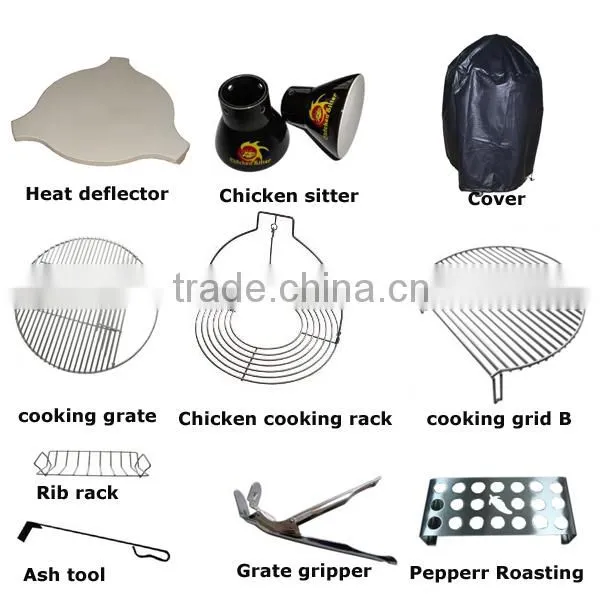 outdoor grill accessories bbq tools charcoal bbq ceramic kamado bbq chicken sitter