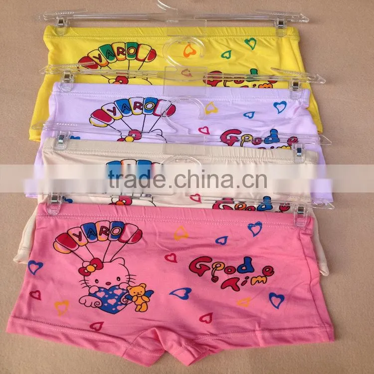 0.33USD High Quality Assorted S-XL Size Many Colors Girls Cotton Child Panty/Sexy Children Panties/Child Panty Models (kcnk110)