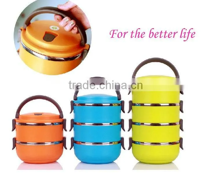 Take away food box stainless steel insulated lunch box for school