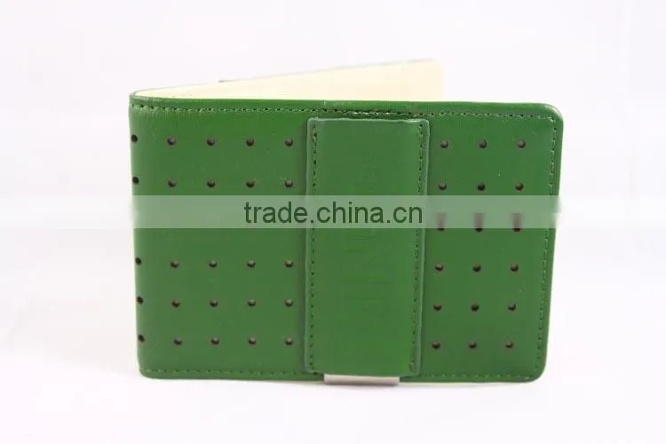 Factory price!Best selling classic leather money clip wallet