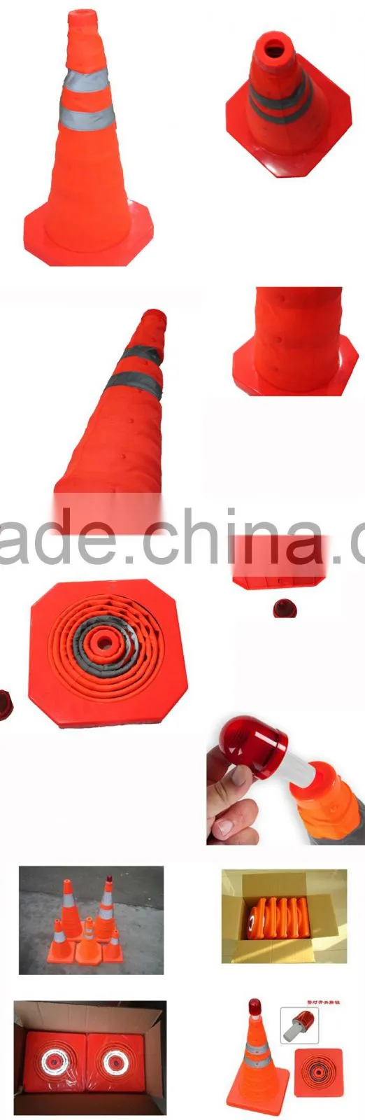 The safety of road construction road cones can be used in the road