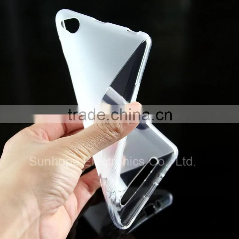 wholesale alibaba wave design glossy design tpu cell phone case for redmi 3 xiaomi