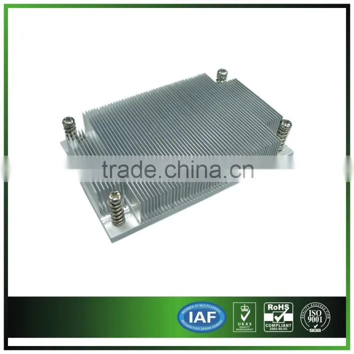 customized aluminum Skiving fin heat sink 004