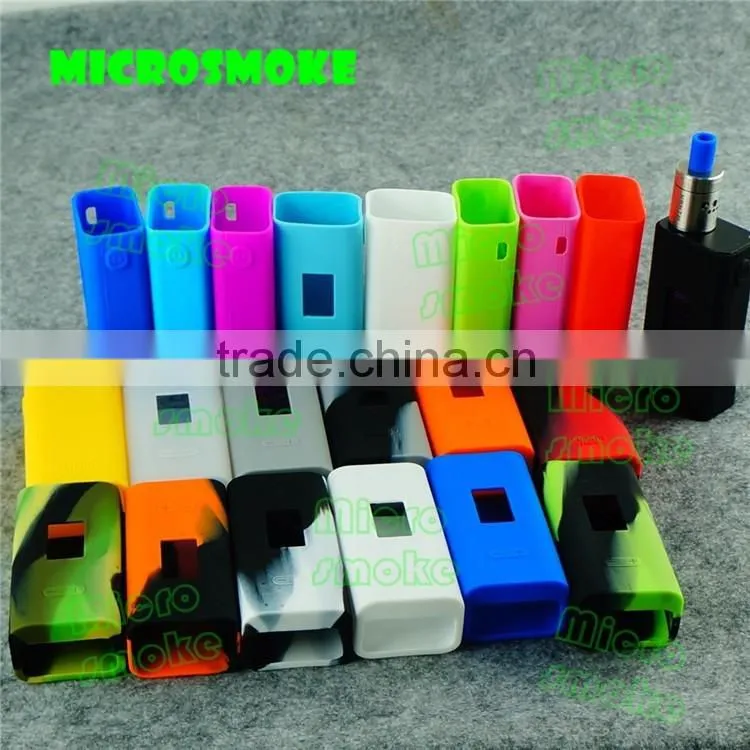 2016 Hottest Original Cuboid 150W Temp Control box mod silicone case/skin/sleeve/protector/wrap/decal colorful cover 19 colors