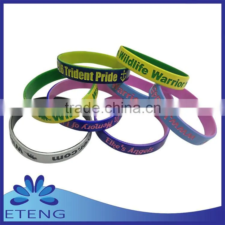 2016 new promotional silicone wristband for give away