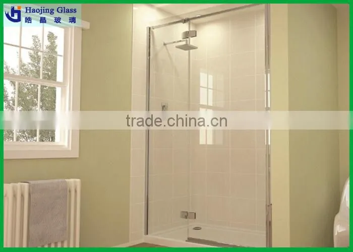 High quality tinted shower door stained glass