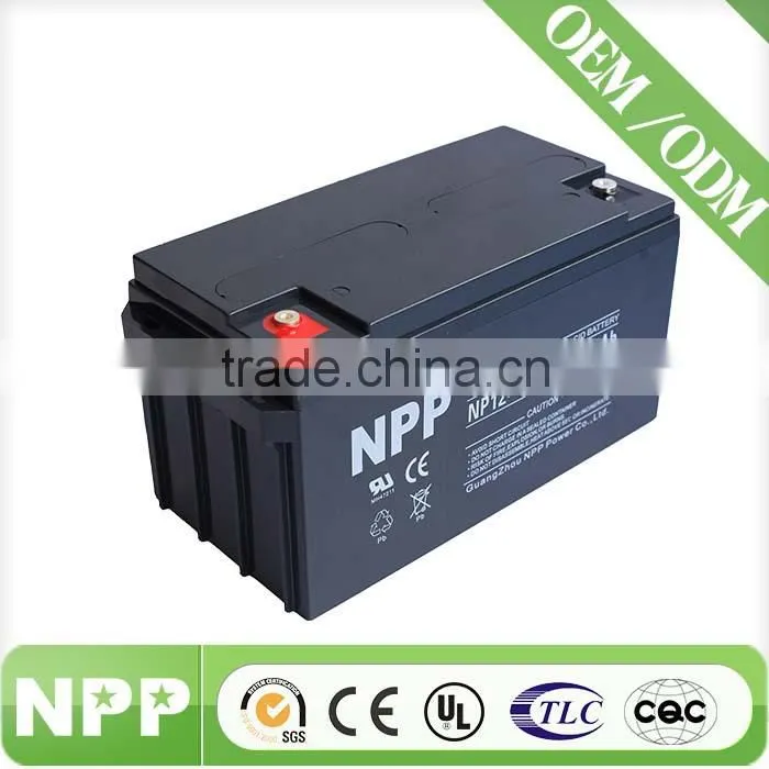 12 volt solar sealed lead acid battery 12v 65ah
