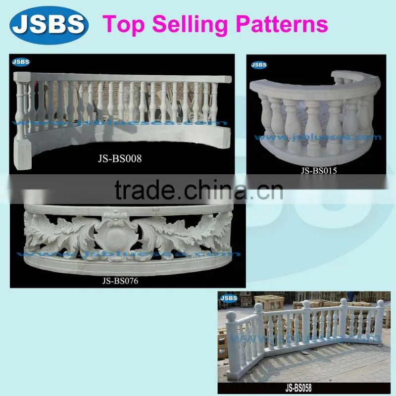 hand carved natural stone cheap decorative balustrade