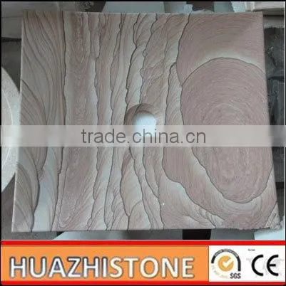Best price yellow sandstone corner basin