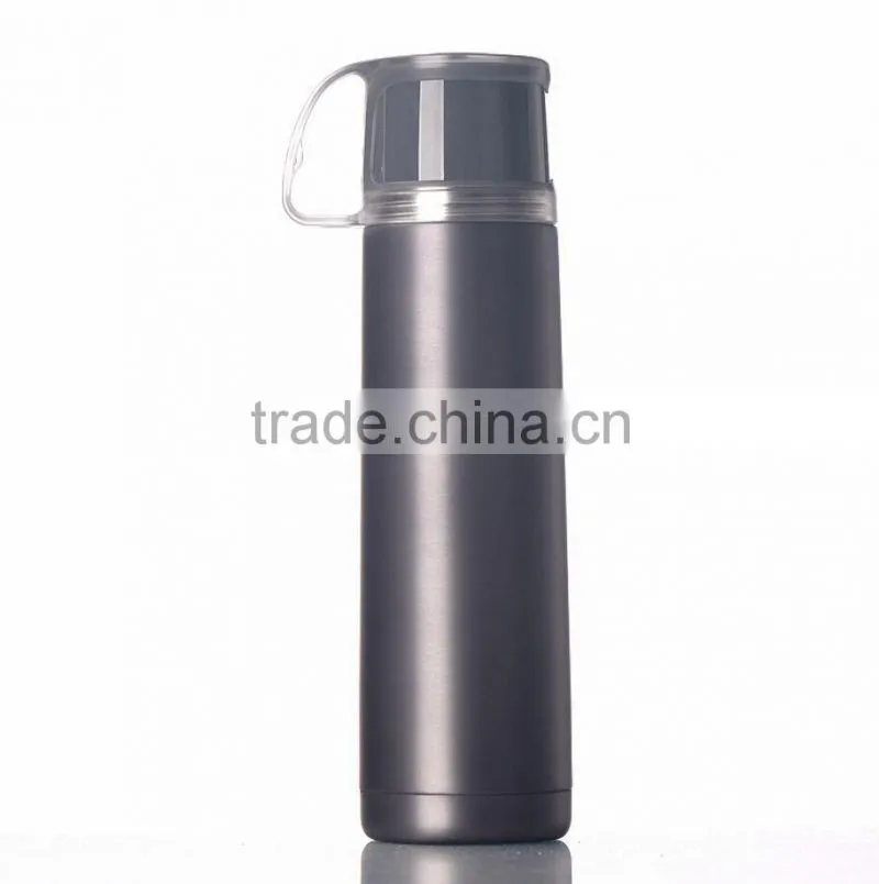 wholesale insulated double wall stainless steel sport water bottle thermos, thermos flask with handle