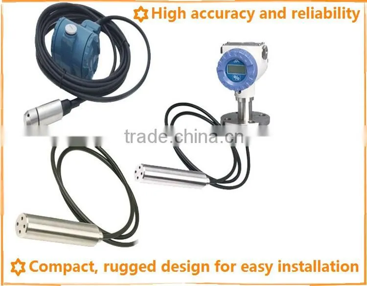 4-20mA, 0-5V Immersion water level sensor, fuel level sensor