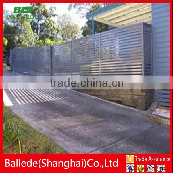 prefabricated supply fixed louver fence