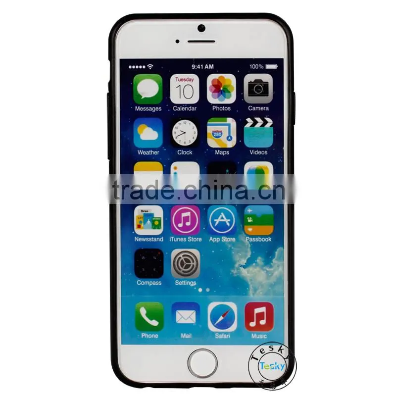 tpu transparent clear back cover for iphone 6