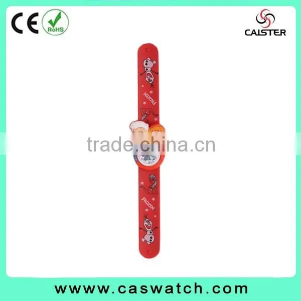 2016 timepieces , full printed slap watch, popular colorful cartoon kid's watch, 3D hotsale lovely slap watch