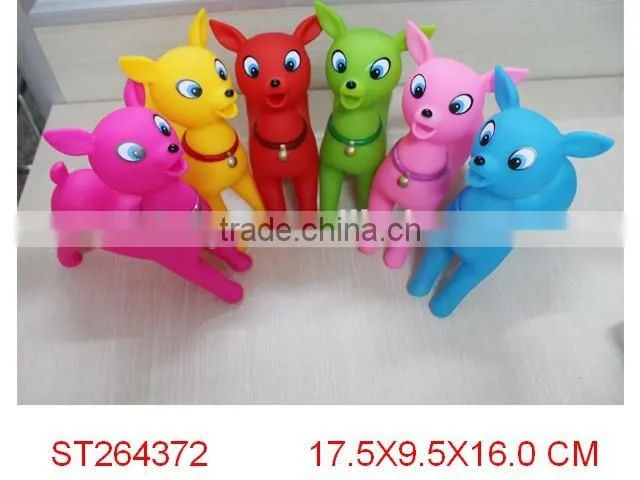 custom soft vinyl shrill toy animal