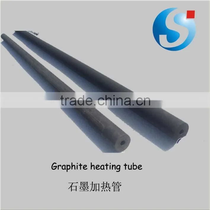 Graphite block and graphite rod