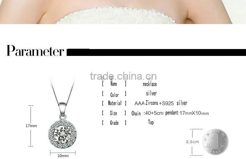 925 sterling silver american diamond necklace sets