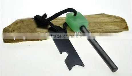 Servival fire starter with luminous handle /Rescue lighting flint