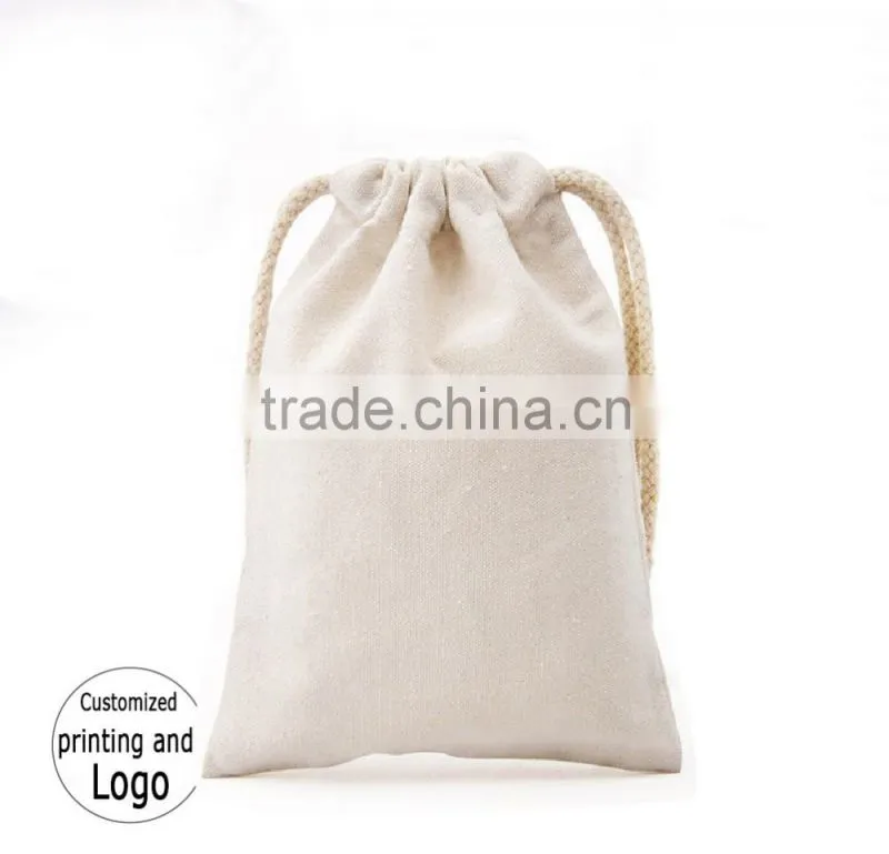 Customized material,Logo and size eco-friendly small drawstring bag
