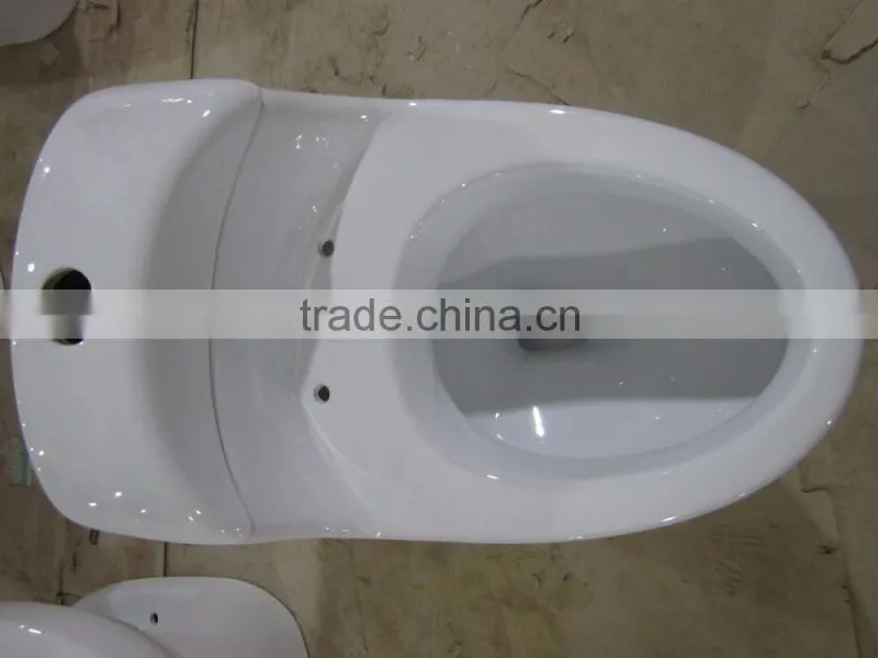 ceramic single piece washdown toilet/ cheap one piece wc toilet
