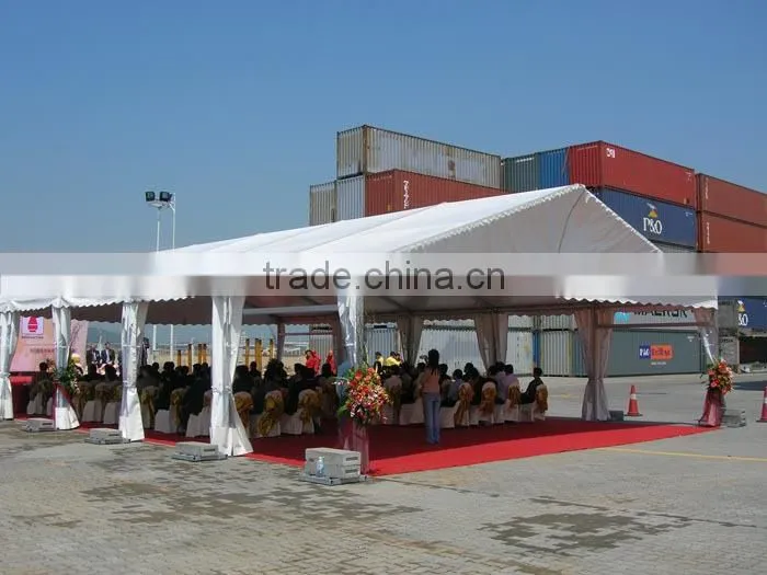 outdoor pvc storage marquee tent for sale,100% water proof wedding tent