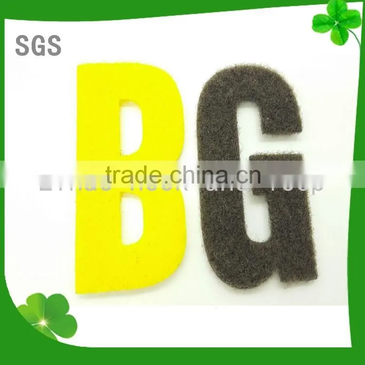 LH T-shirt hook and loop Letters