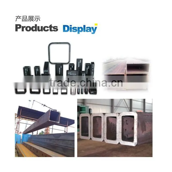 steel oval tube, D-shape hollow section