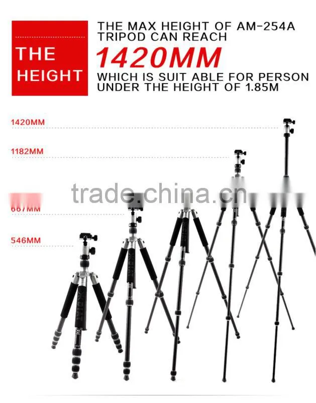 AM-254A&PH-10 photography props gopro mount Mini Tripod