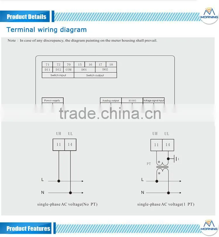 80*80mm Easy operation frequency meter