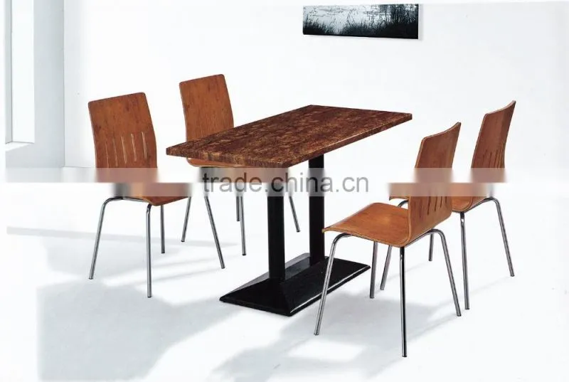 Laminate Replica Restaurant Table, Wire Base Replica Restaurant Table GZH-723+T513