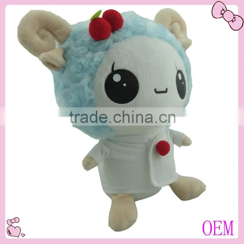 2016 fashion OEM soft cute sheep plush toy