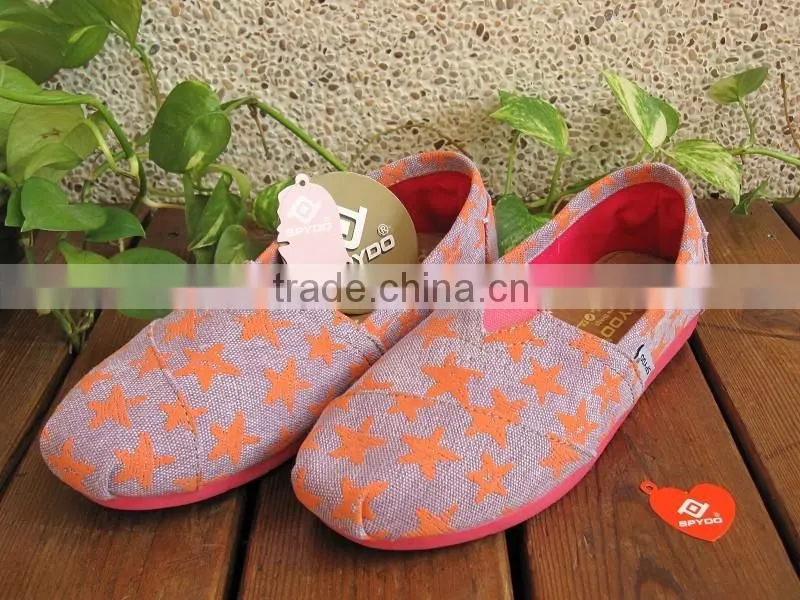 china products high quality plimsolls canvas shoe loafer