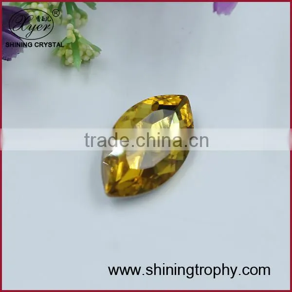 transparent high quality crystal accessory for garment & jewel decoration