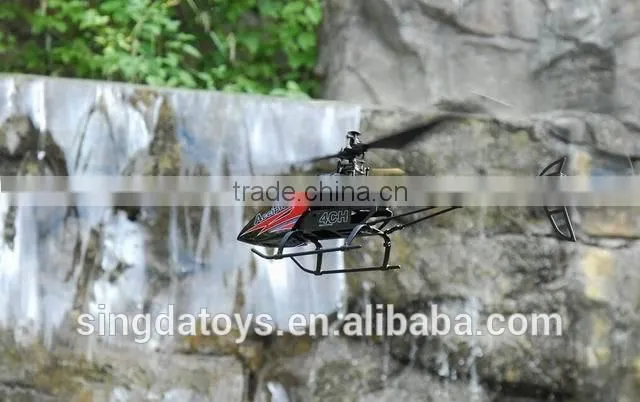 New!FX052 RC helicopter large 2.4G Single blade alloy 4CH helicopter with gyro large toy for sale