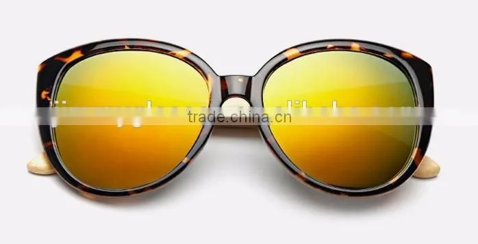 JMP634 Womens Fashion Designer Bamboo Temple Sunglasses