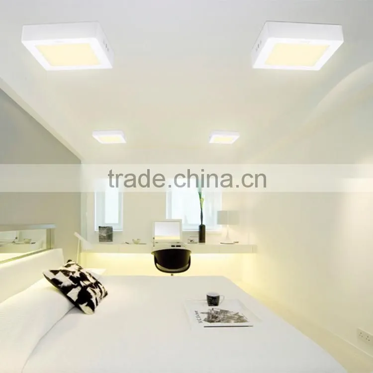 Top quality led surface panel light 24w square commercial led panel light shenzhen led panel light supplier