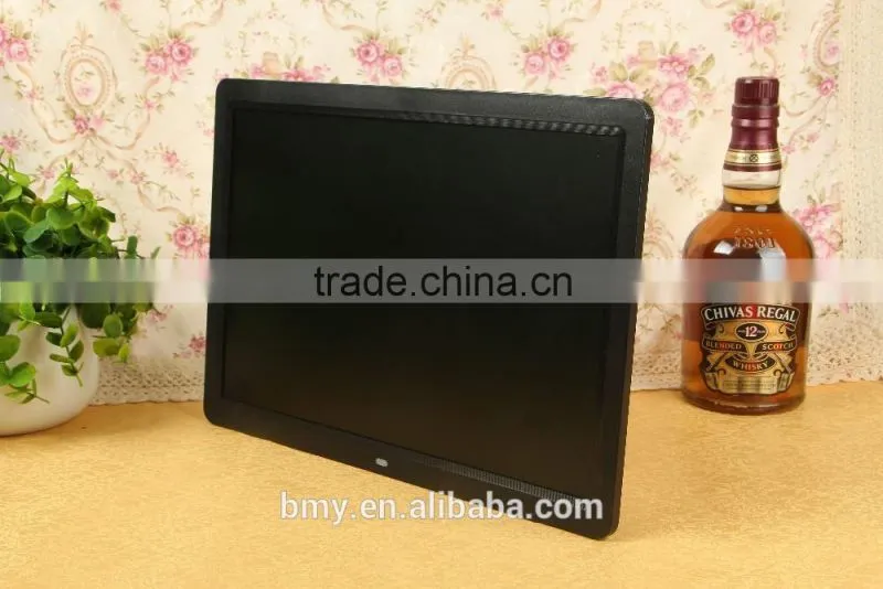 2016 hot sell 15 inch sex video playback digital picture frame