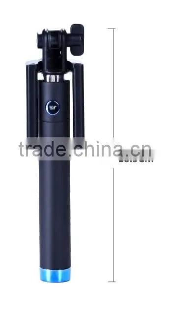 2015 Generation 3 Preminum Selfie Stick With Bluetooth Control Monopod With Fold Clip